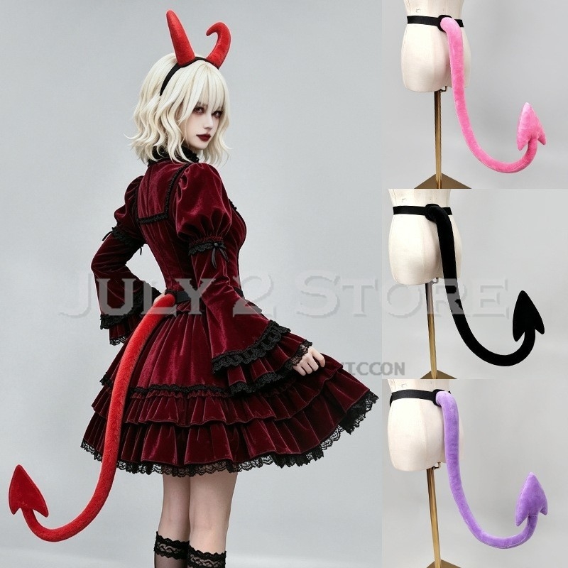 Cosplay Bat Prop - Cadılar Bayramı için Yarasa Şeytan Kuyruğu