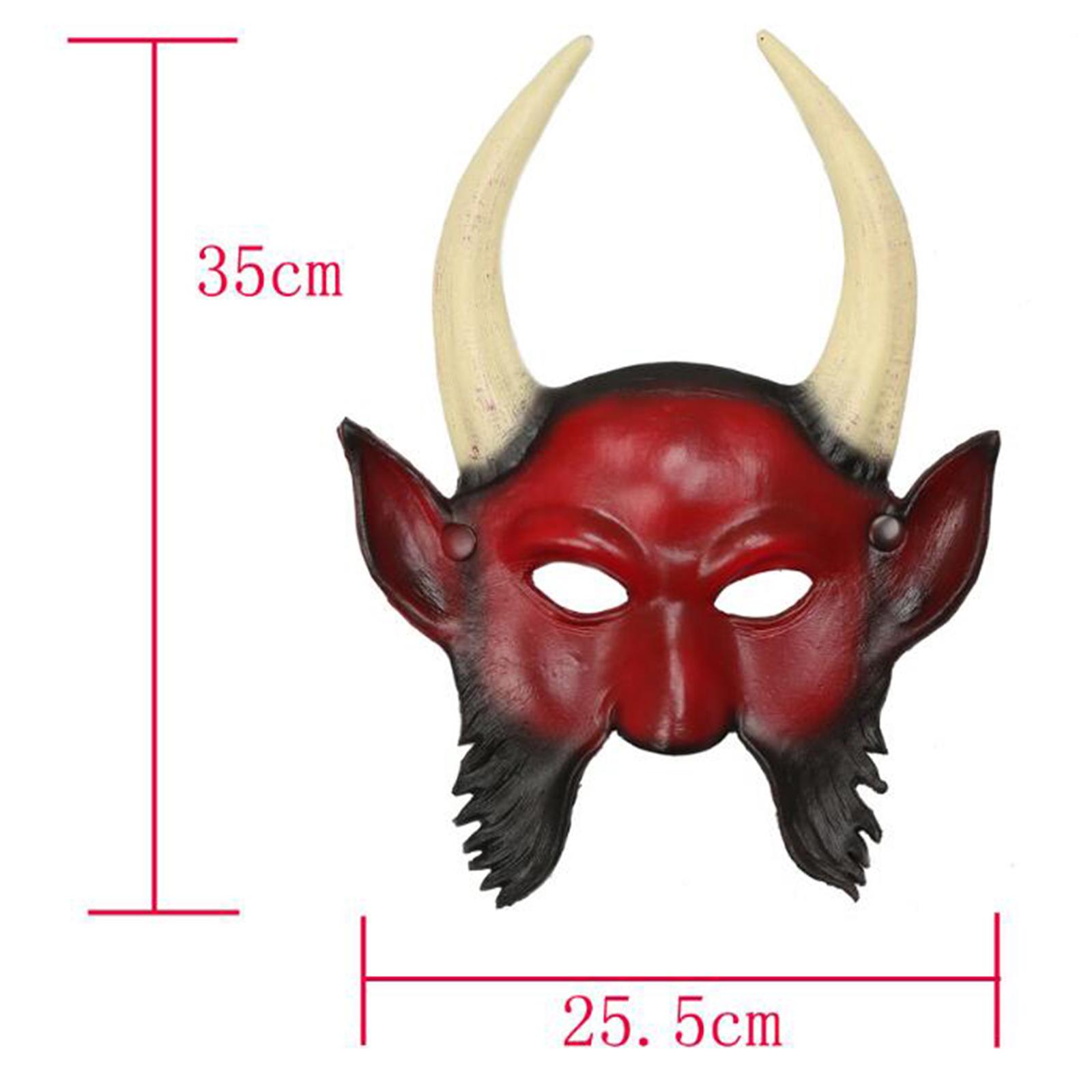 Cosplay Prop Foam - Korkunç Şeytan Maskesi Cosplay Maskeli Balo