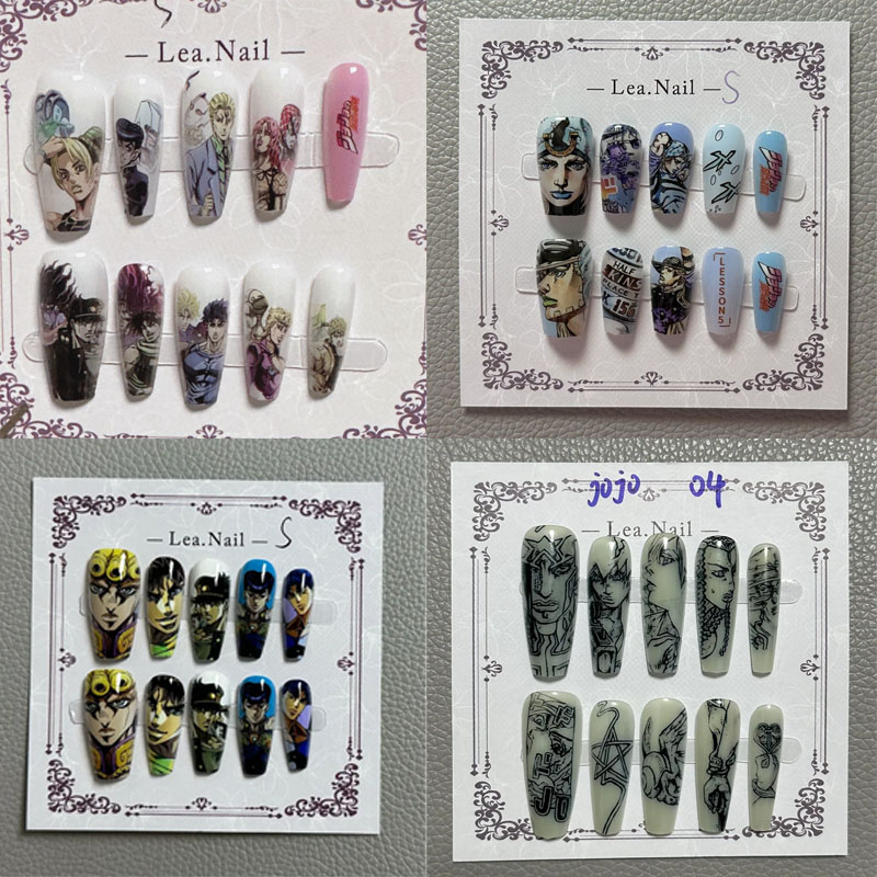 Cosplay Fire Prop - JOJO Nail Art Öğrenci Anime Karikatür