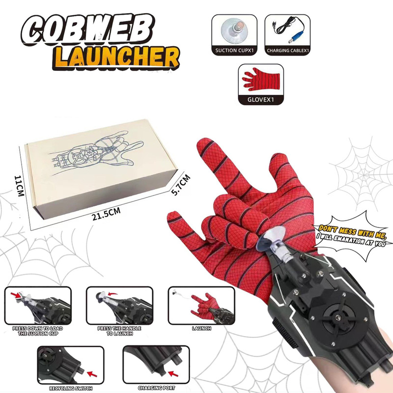 Yeni Örümcek Adam Örümcek Ağı  - Cosplay Fire Prop incelemesi ve fiyatı