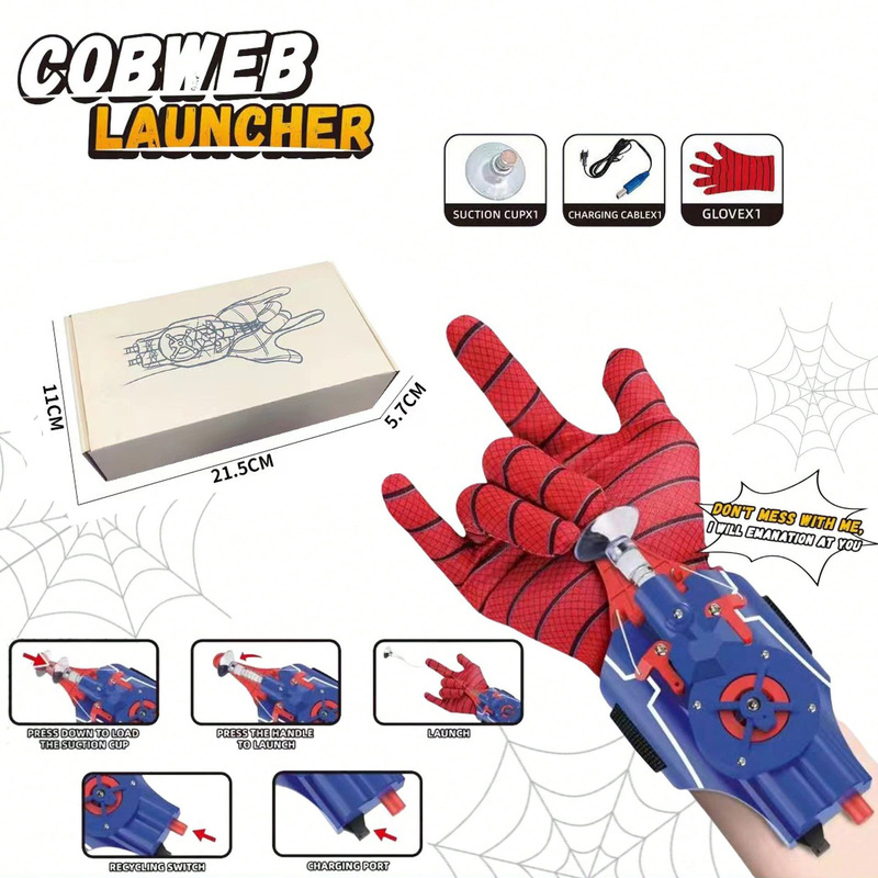 Yeni Örümcek Adam Örümcek Ağı  - Cosplay Fire Prop incelemesi ve fiyatı