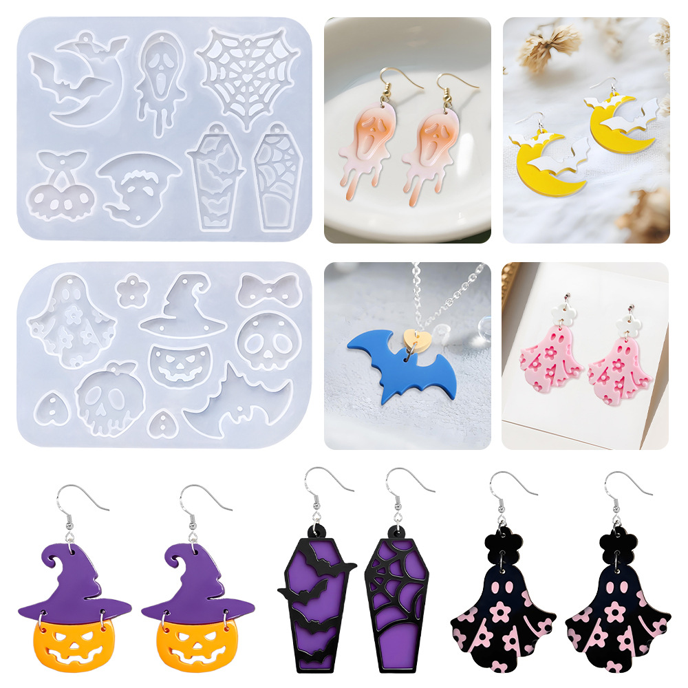 Gotik Küpe silikon kalıp DIY R - Cosplay Bat Prop incelemesi ve fiyatı