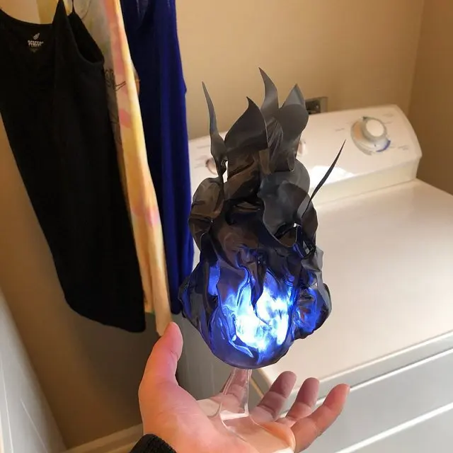 Yeni LED Işıklı Alev Topu, Cad - Cosplay Flame Prop incelemesi ve fiyatı